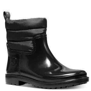 Michael Kors Black Rain Booties